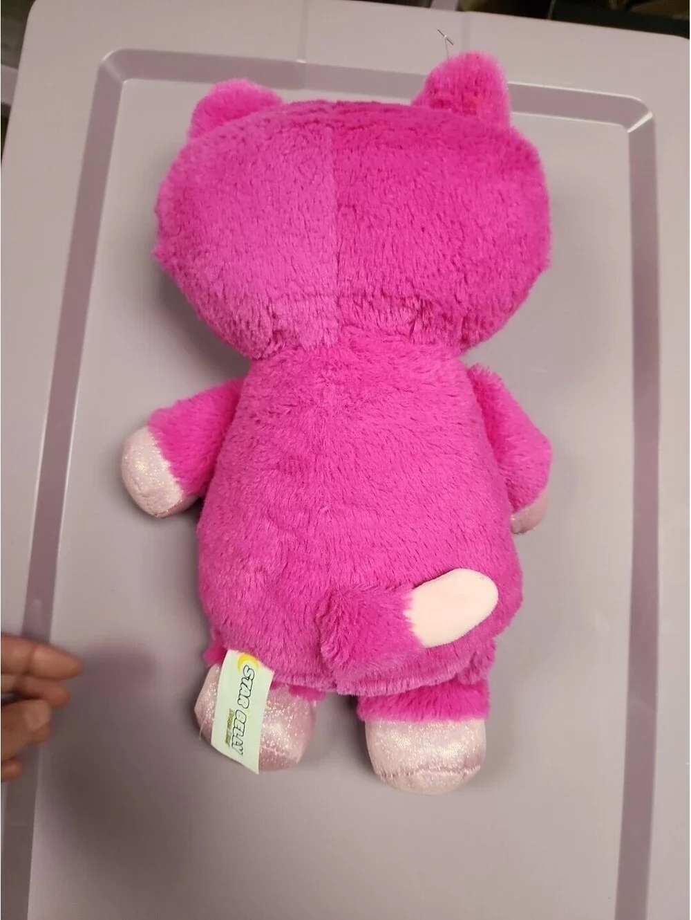 Ontel Star Belly Dream Lites Stuffed Animal Night Light Pretty Pink Cat 13 In!.